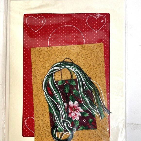 Stitch A Card Applique Kit # 1193 by NeedleMagic "Gingerbread Boy" - Picture 4 of 10